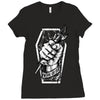 work or die Ladies Fitted T-Shirt