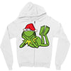 kermit christmas Zipper Hoodie