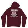 March Girl Hated By Many Unisex Hoodie
