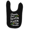 pumpkin spice hocus pocus and cozy sweaters Baby Bibs