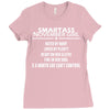 Smartass November Girl Ladies Fitted T-Shirt