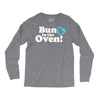 Bun in the Oven with Heart Baby Boy Long Sleeve Shirts