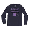 i crochet so i don't choke people save a life, send yarn Long Sleeve Shirts