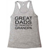great dads get promoted Racerback Tank