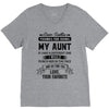 Dear Auntie, Thanks For Being My Aunt V-Neck Tee