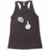 mickey fuck you rouge Racerback Tank