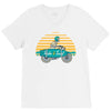 ride and surf V-Neck Tee