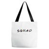 squad friends parody Tote Bags