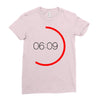 time check Ladies Fitted T-Shirt