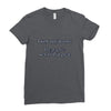 i went outsude once Ladies Fitted T-Shirt