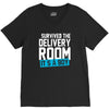 survived the delivery room it's a boy V-Neck Tee