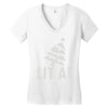 lit af Women's V-Neck T-Shirt