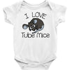 love tube mice Baby Onesie