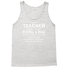 being a teacher is easy Tank Top