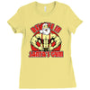 santa's gym Ladies Fitted T-Shirt