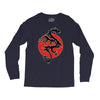 sun dragon with pearl   black red white Long Sleeve Shirts