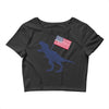 Patriotic T-Rex Crop Top