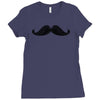 mustache Ladies Fitted T-Shirt