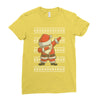ugly santa dabbing Ladies Fitted T-Shirt