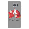 lung cancer awaneress Samsung Galaxy S7 Case