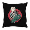 skullboarding Throw Pillow