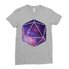 d20 galaxy Ladies Fitted T-Shirt