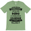 Super Cool Mimi Of A Freaking Awesome Grandson T-Shirt