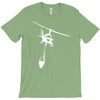 uh 1 huey air attack helicopter vinyl decal fire fighting cdf usfs T-Shirt