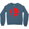 smash bros tribute unisex vinyl Crewneck Sweatshirt