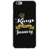 kings are born in january iPhone 6/6s Case