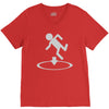 man is go V-Neck Tee