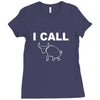 i call bull crap Ladies Fitted T-Shirt