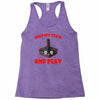 gaming hold and play Racerback Tank