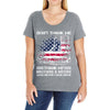 Veteran Don't Thank Me Thank My Brothers &amp; Sisters Who Never Came Back Ladies Curvy T-Shirt