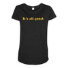 It's All Good Maternity Scoop Neck T-shirt