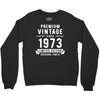 Premium Vintage Since 1973 Limited Edition Original Parts Crewneck Sweatshirt