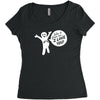 pit pat Women's Triblend Scoop T-shirt
