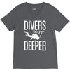 ow divers do it deeper V-Neck Tee