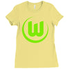 vfl wolfsburg die Ladies Fitted T-Shirt