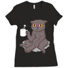 catffeinated Ladies Fitted T-Shirt