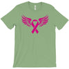 breast cancer ribbon with wing T-Shirt