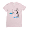 Fish Holdup Ladies Fitted T-Shirt