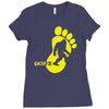 bigfoot gone Ladies Fitted T-Shirt