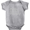 person against humanity Baby Onesie