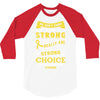 Ewing Sarcoma Awareness 3/4 Sleeve Shirt