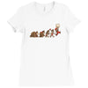 retro evolution Ladies Fitted T-Shirt