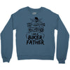 You Cant Scare Me I am Biker Father Crewneck Sweatshirt