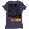 Strong Independent Motivated Gemini Ladies Fitted T-Shirt
