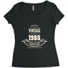 premium vintage 1985 classic perfectly aged limited edition Women's Triblend Scoop T-shirt
