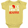 black love is beautiful Baby Bodysuit